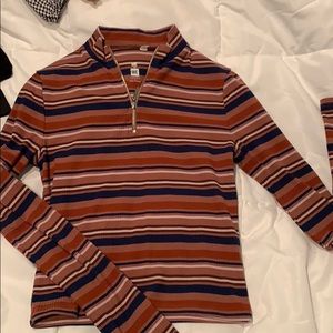 Forever 21 long sleeve half zip up